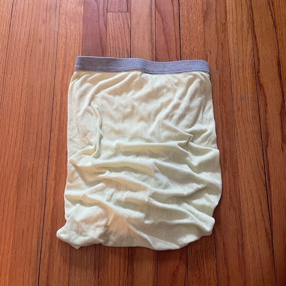 Alexander wang yellow skirt